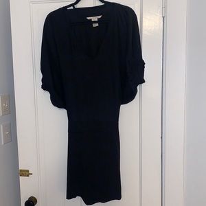Diane Von Furstenberg silk black dress